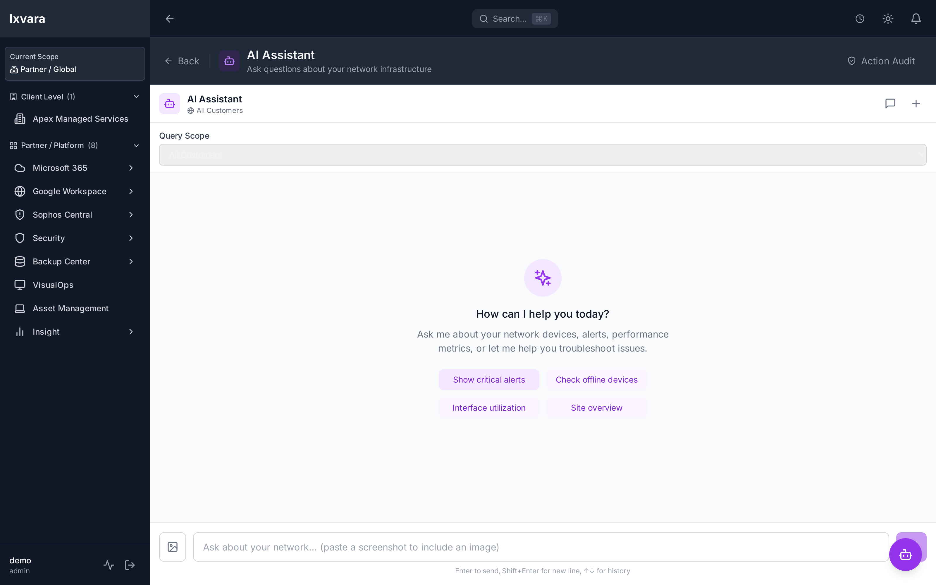 Ixvara Intelligence investigation showing the source evidence, tool activity and approval state behind an answer.
